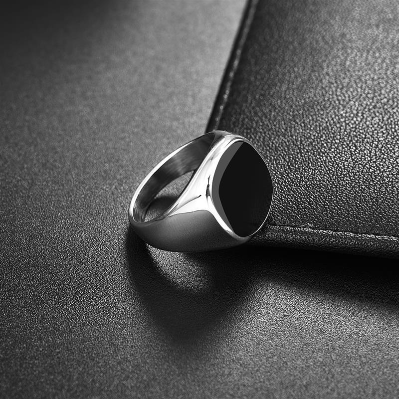 Bague homme- DARK SOUL CATCHER™| bague chevalière noire