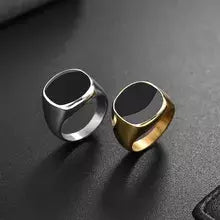 Bague homme- DARK SOUL CATCHER™| bague chevalière noire