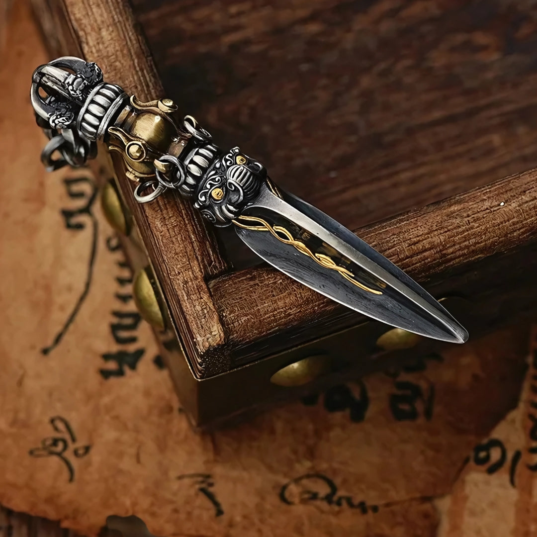 Collier homme-Pendentif KILA TIBÉTAIN™ : puissance spirituelle ancestrale