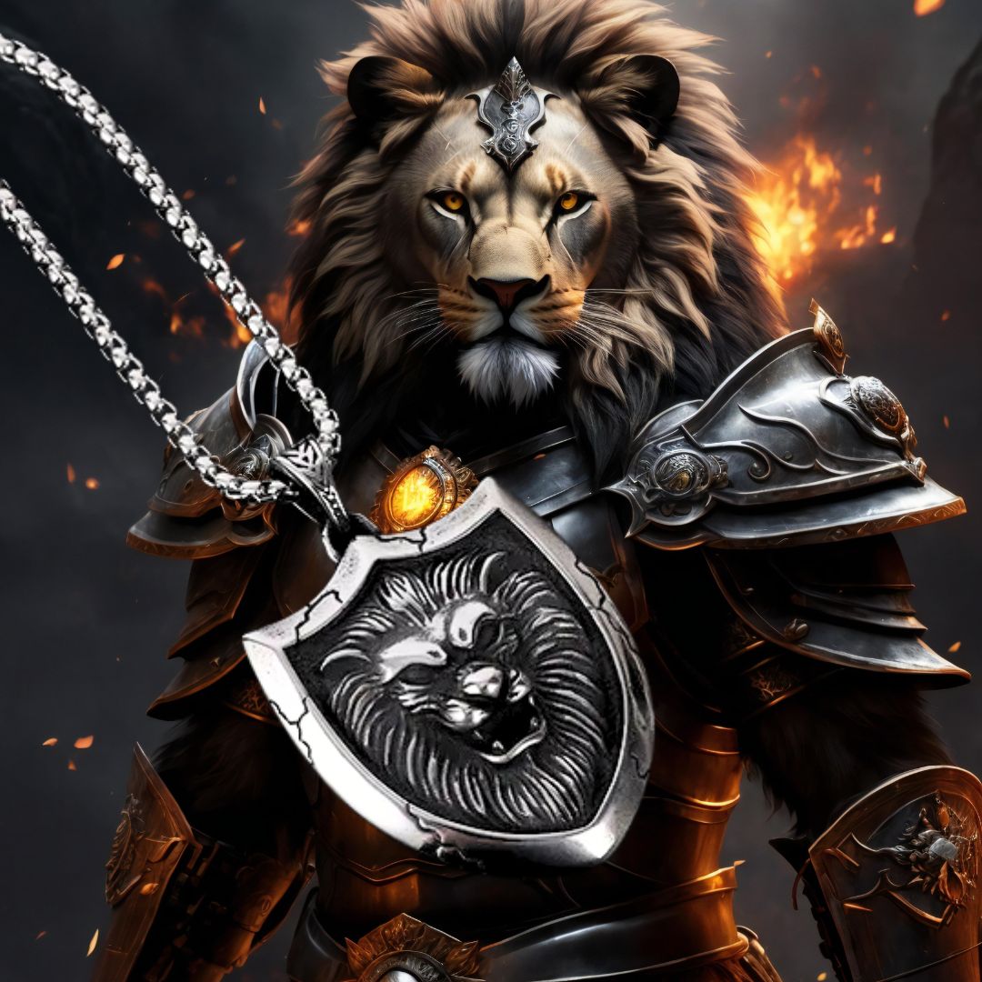 Collier homme- pendentif CHEVALIER MODERNE™ | Colliers du guerrier moderne