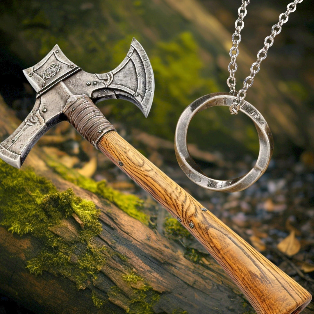 Collier homme- pendentif VORKY I™ | Colliers Viking Nordiques ronds