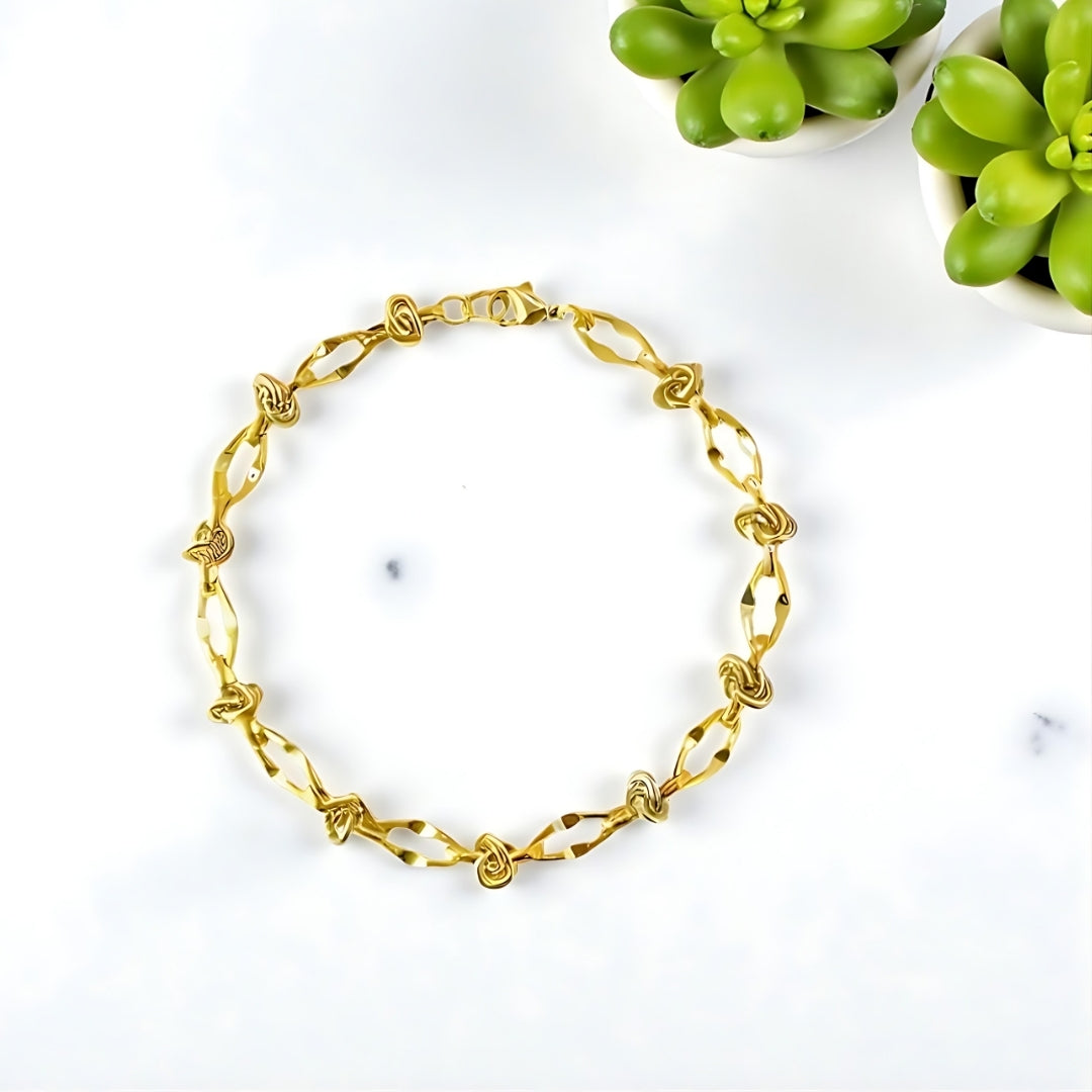 Bracelet pour homme | Maille look barbelés audacieux