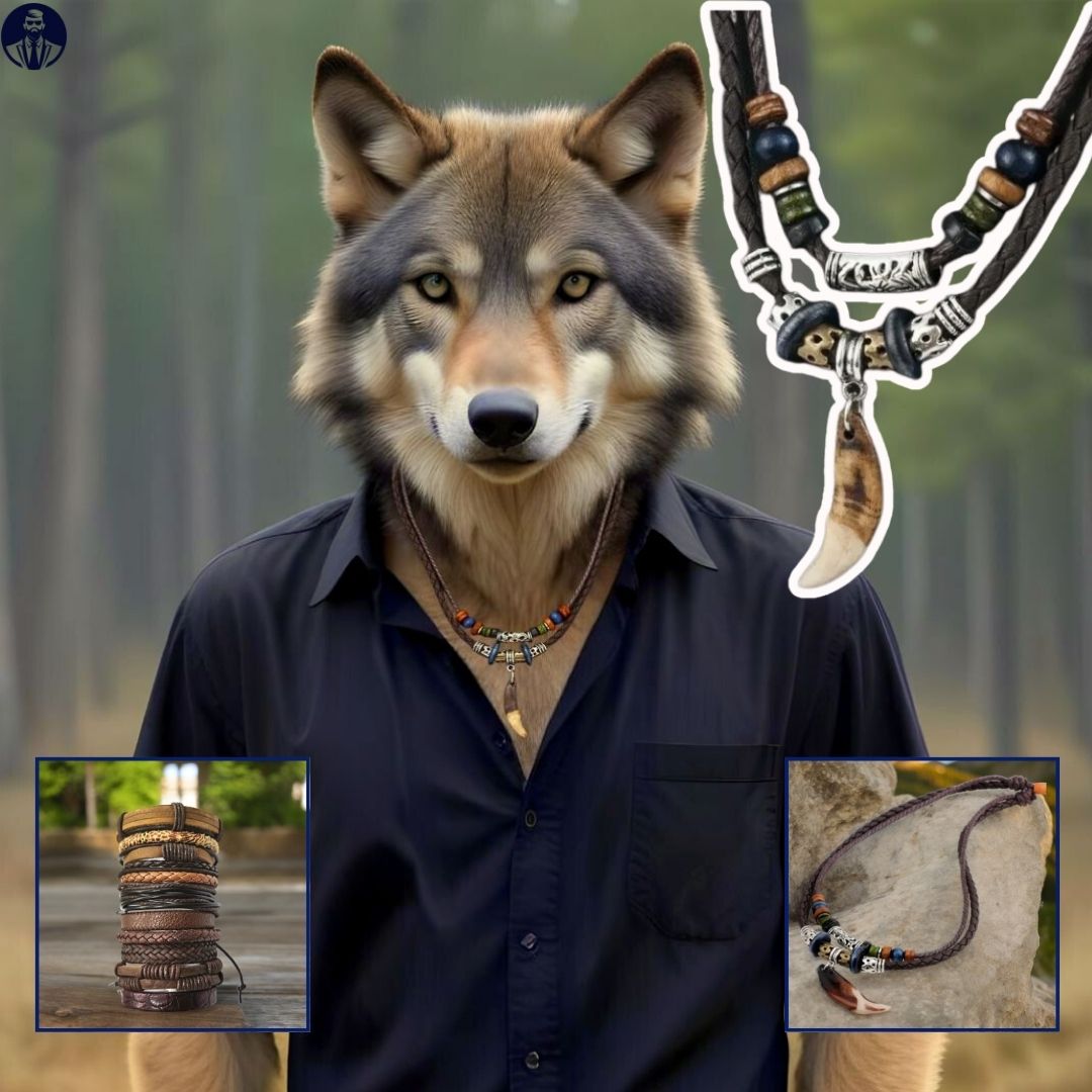 Collier homme WOLF KIT™ ; Ensemble été, Charme, iconique