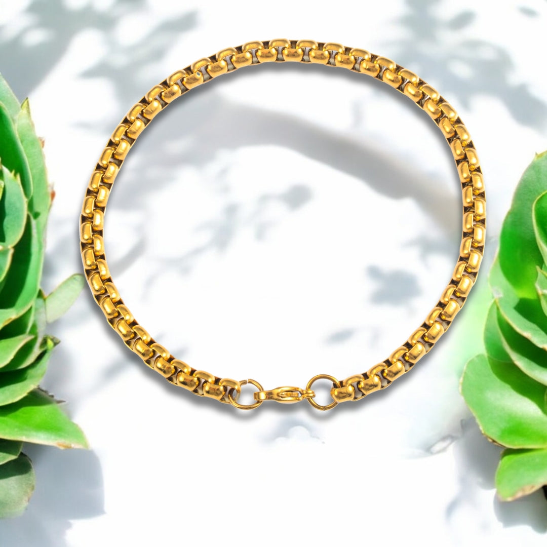 Bracelet homme- bracelet chaîne à petits maillons