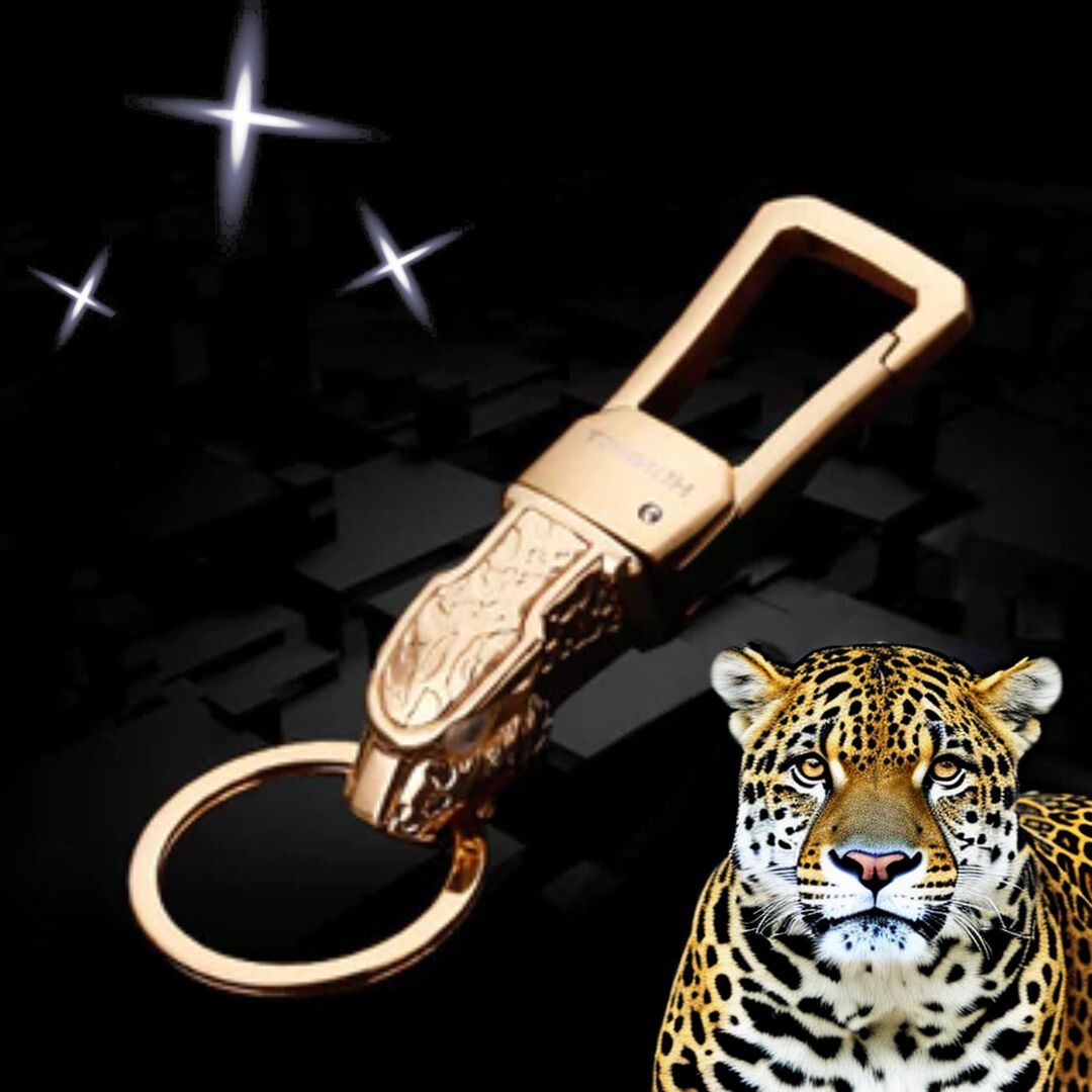 Porte-clés HONEST JAGGY™ | Porte-clés tête de léopard haute qualité