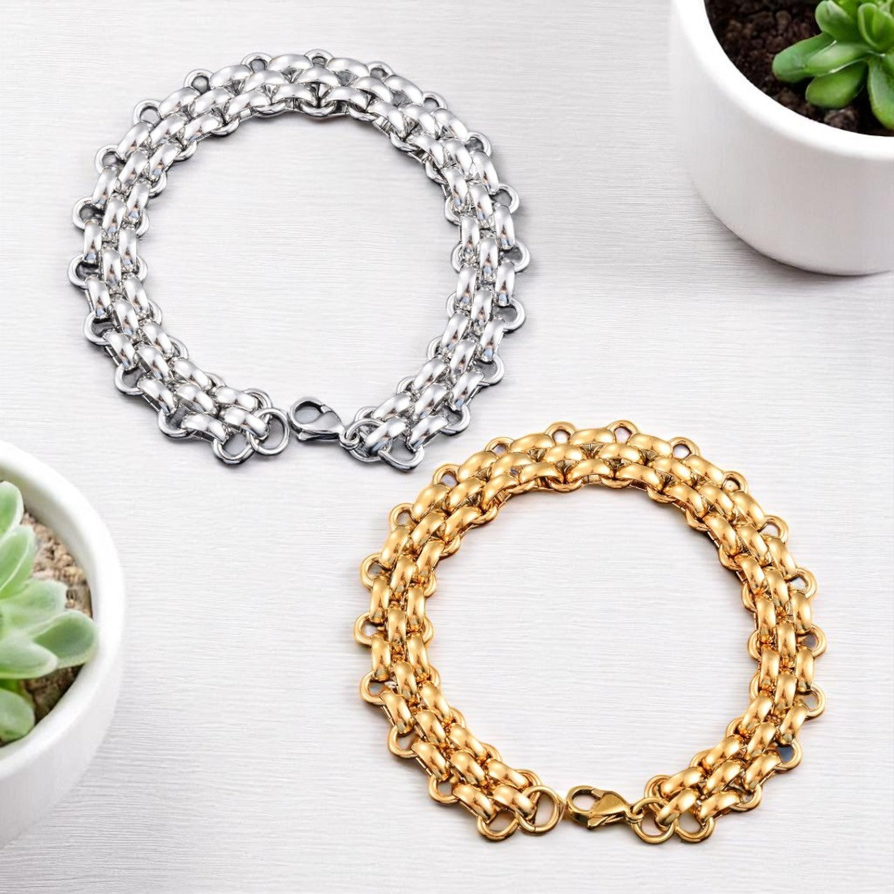 Bracelet homme- BELCHER DOUBLÉ™ - élégance masculine intemporelle
