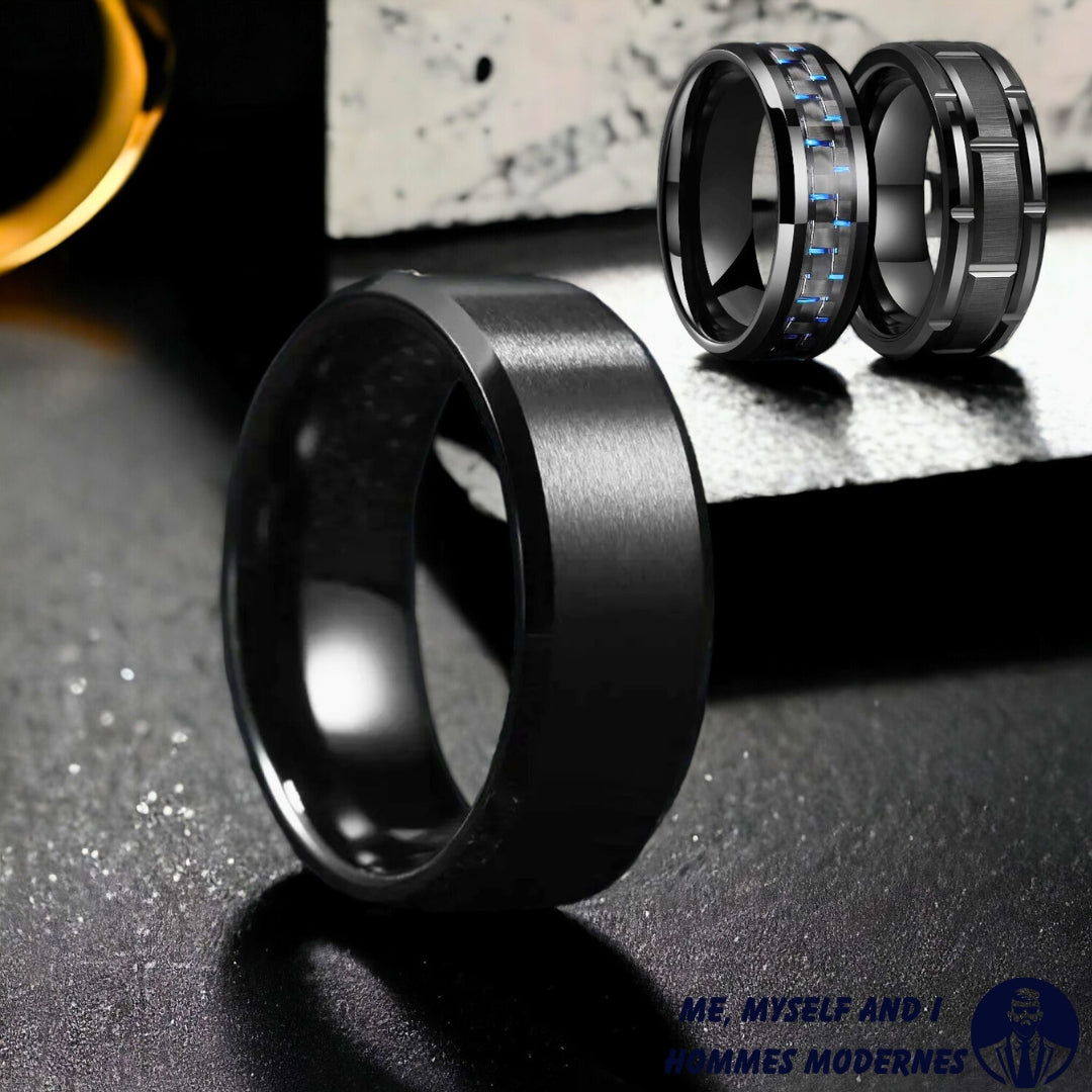 Bague homme- DRAGONS CELTIQUES ™ |Superbe bagues couleur unies