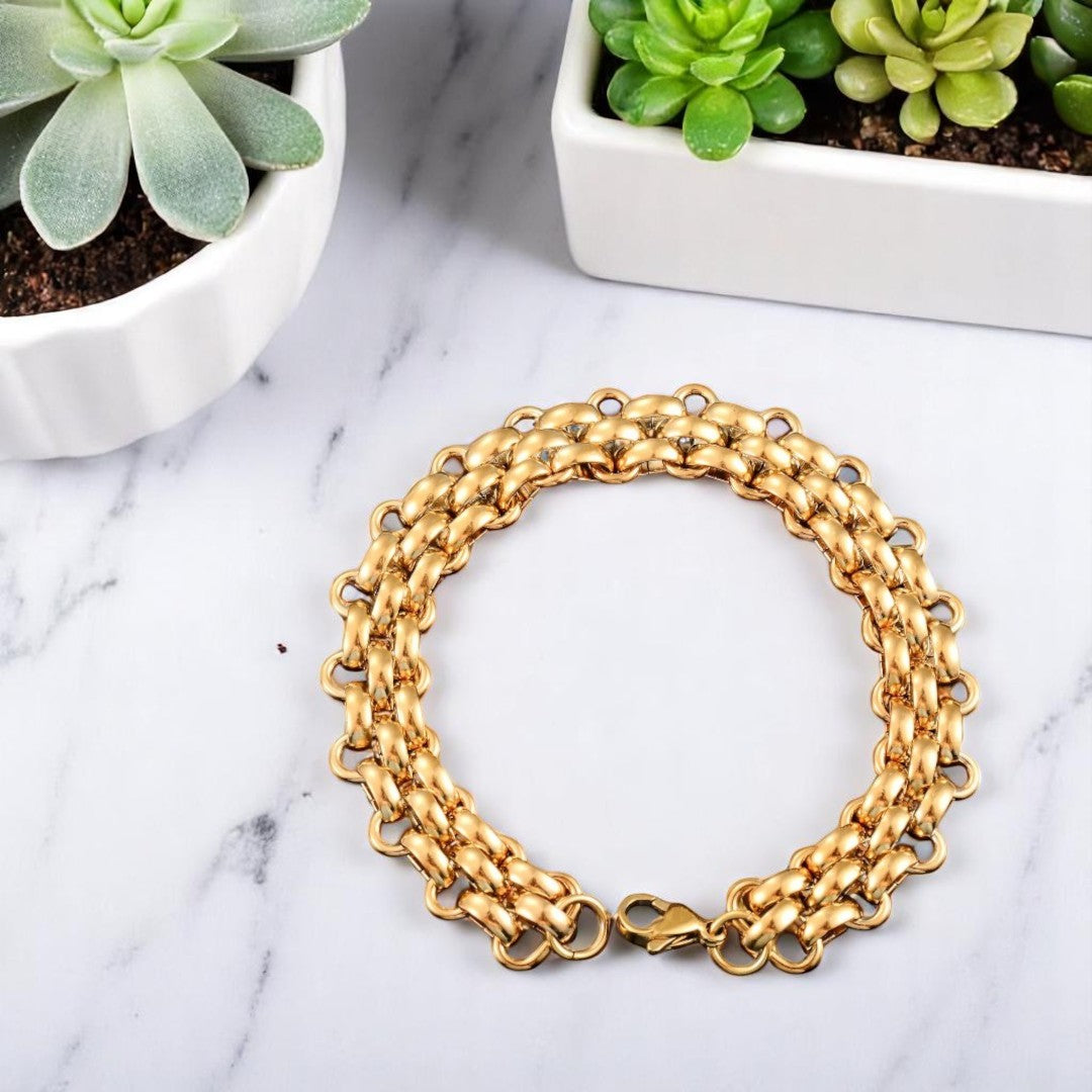 Bracelet homme- BELCHER DOUBLÉ™ - élégance masculine intemporelle