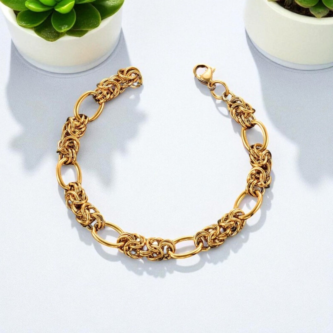 Bracelet homme BRING THE RING variante dore