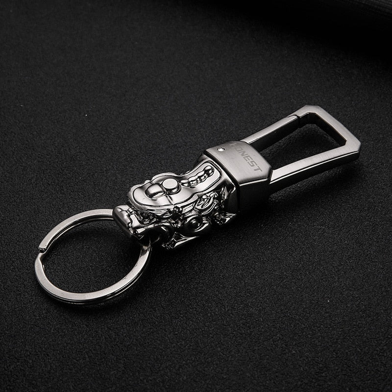 Porte-clés LUMI-DRAGON | Porte-clés Tête de dragon, mousqueton de luxe.