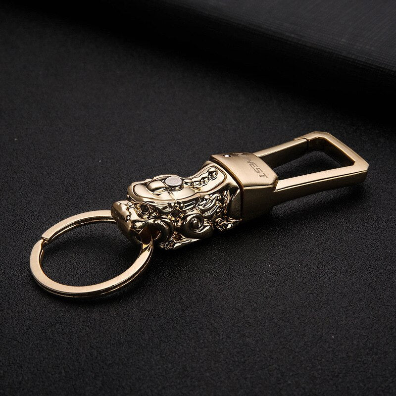 Porte-clés LUMI-DRAGON | Porte-clés Tête de dragon, mousqueton de luxe.