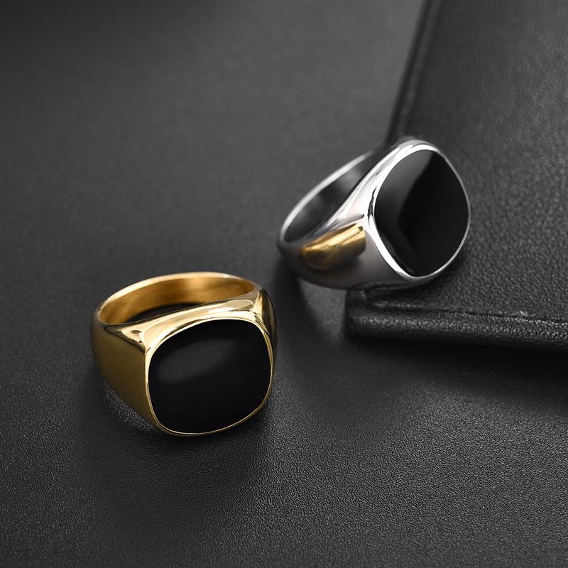 Bague homme- DARK SOUL CATCHER™| bague chevalière noire