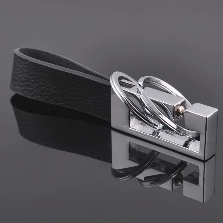 Porte clés luxe | Élégance Cuir "Prestige" noir table noir luxe