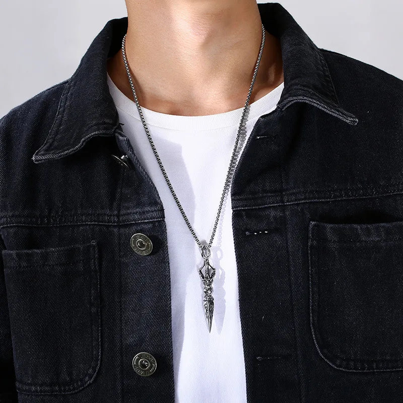 Collier homme- pendentif CHEVALIER MODERNE™ | Colliers du guerrier moderne