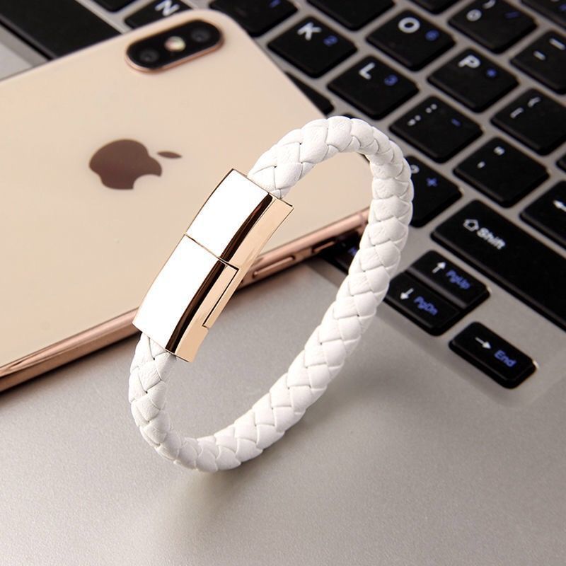 Bracelet homme CONNECTÉ™ | Bracelet servant de câble USB type C