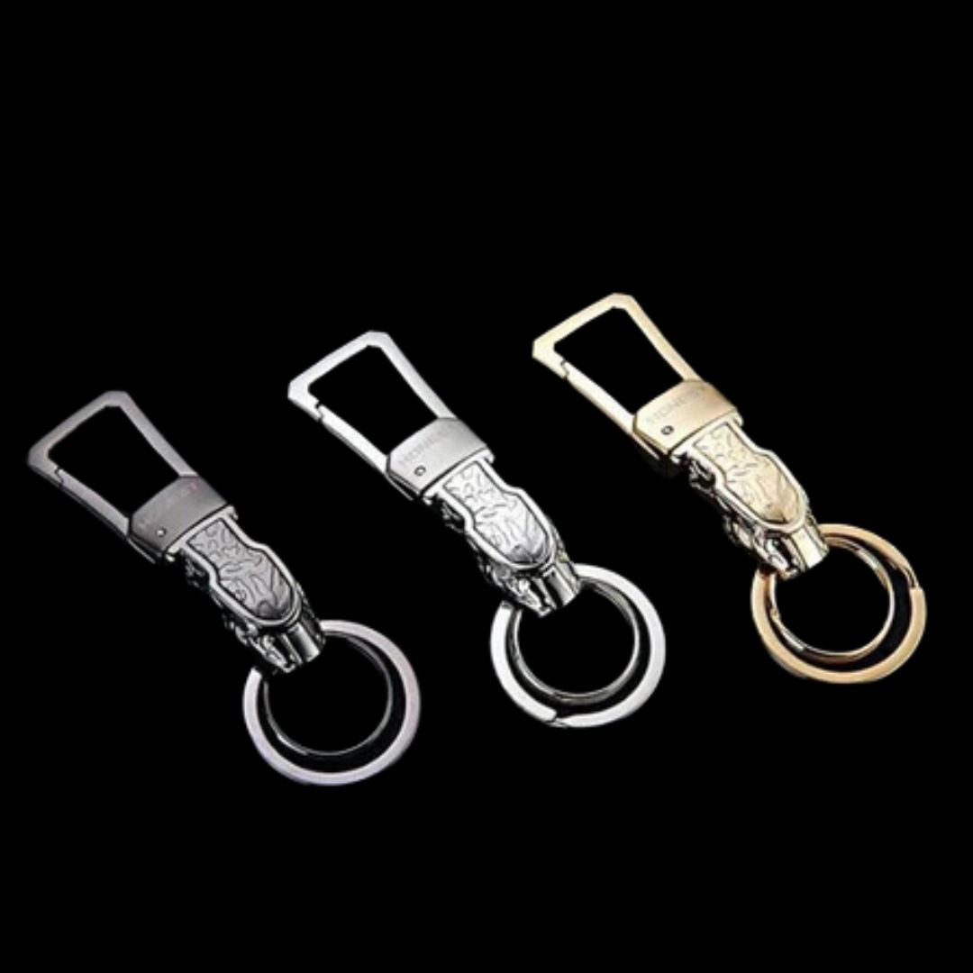 Porte-clés HONEST JAGGY™ | Porte-clés tête de léopard haute qualité