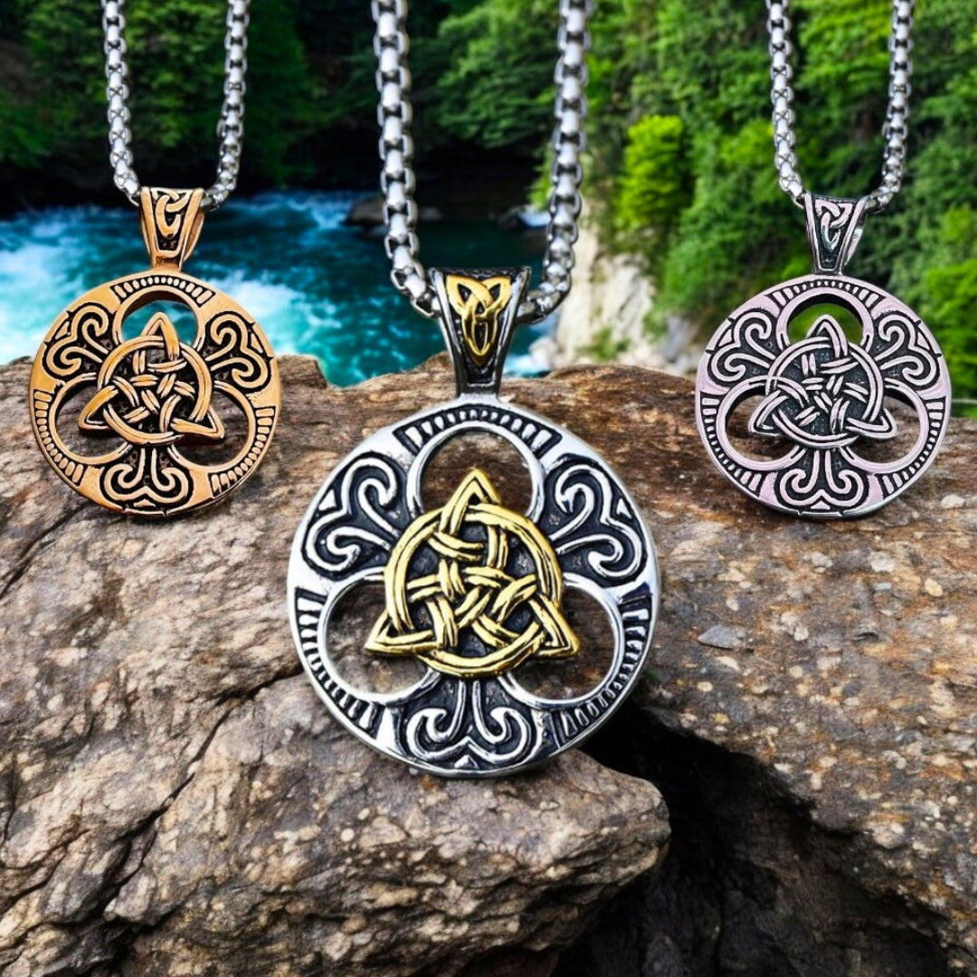 collier-homme-pendentif-pendentif-homme trio-montagne