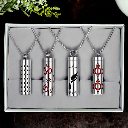 Collier homme- pendentif LUVSCENT™ | Pendentif diffuseur de bonheur