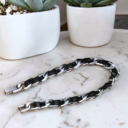 Bracelet homme, "L'Épicentre" | Élégance Polyvalente