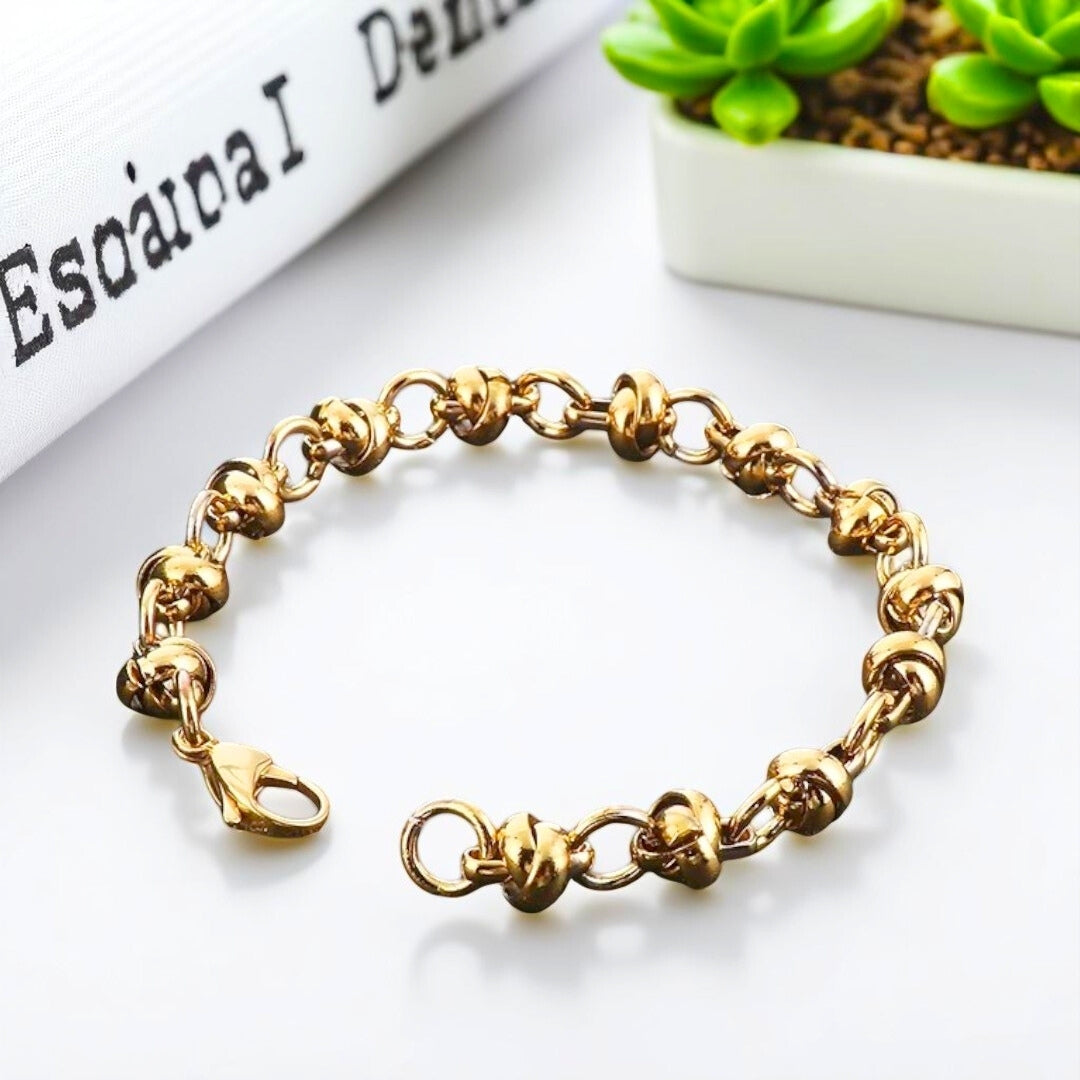 Bracelet homme RING IN RING™ L'élégance entrelacée au masculin