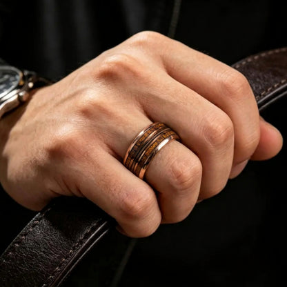 Bague pour homme | « tonneau de whisky »