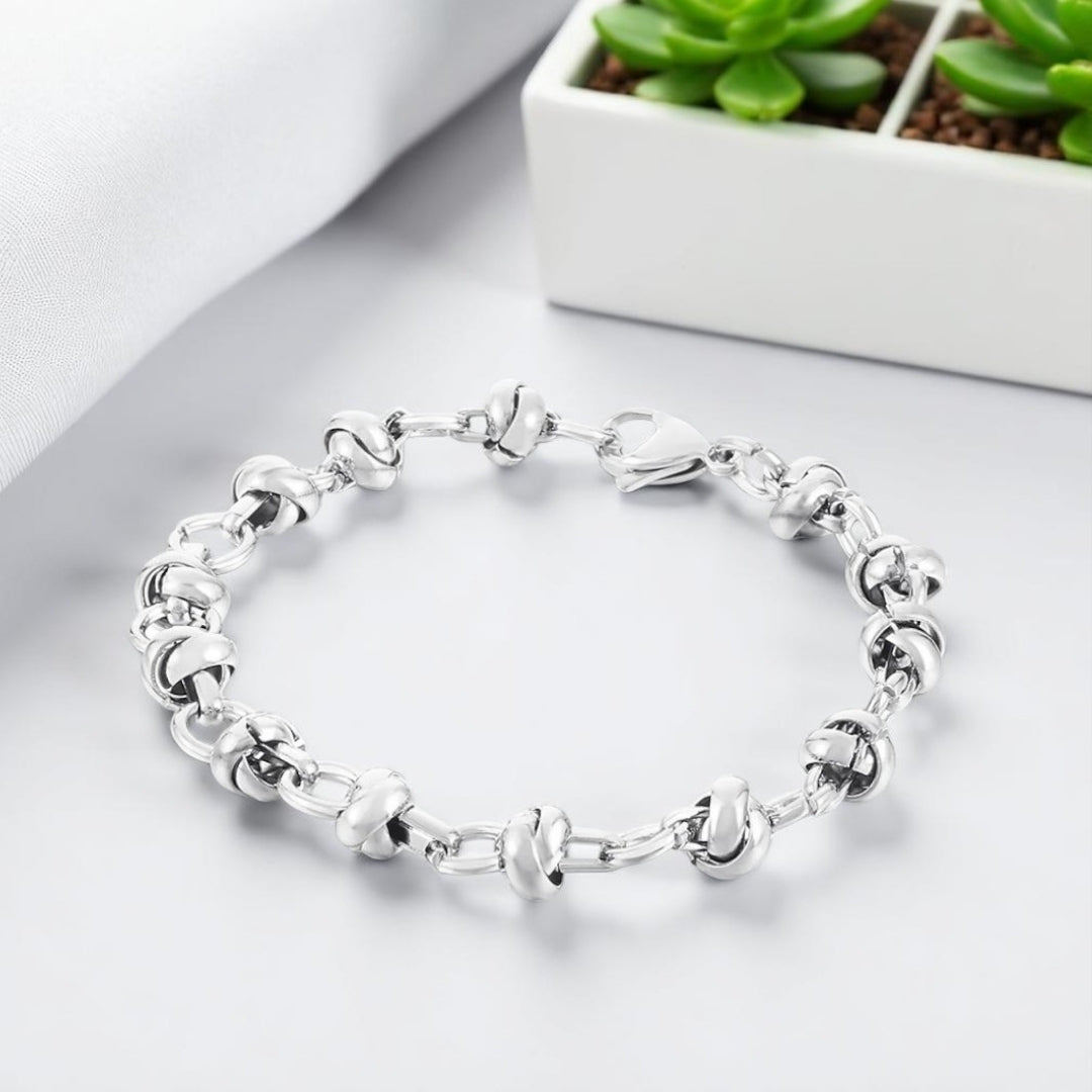 Bracelet homme RING IN RING™ L'élégance entrelacée au masculin
