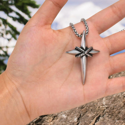 Collier homme- pendentif STAR IV™ : Un symbole puissant pour votre vie quotidienne