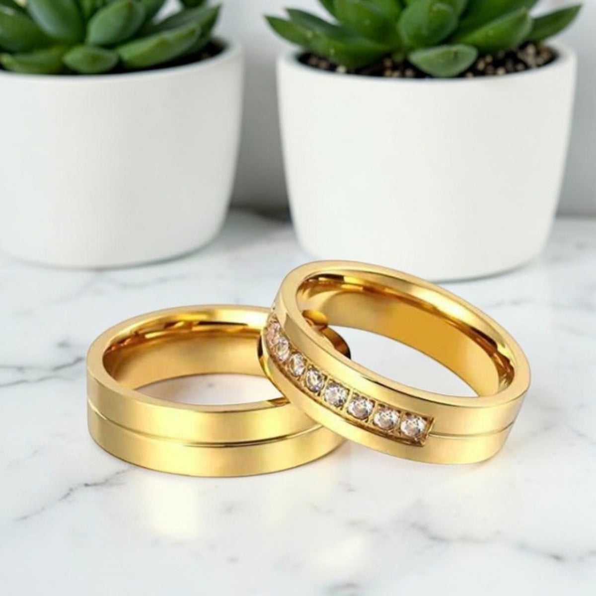 Bague de couple | promesse d'amour « Aura »