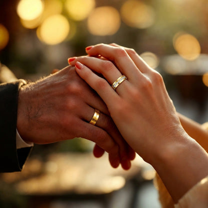 Bague de couple | promesse d'amour « Aura »