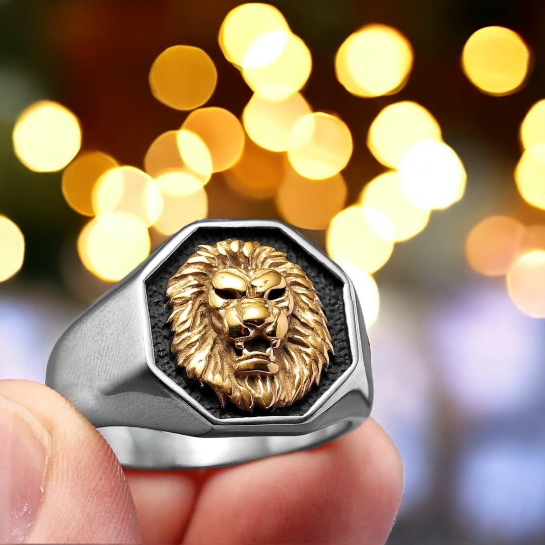 BAGUE LION RING™  | Bagues en acier inoxydable Lion, tendance