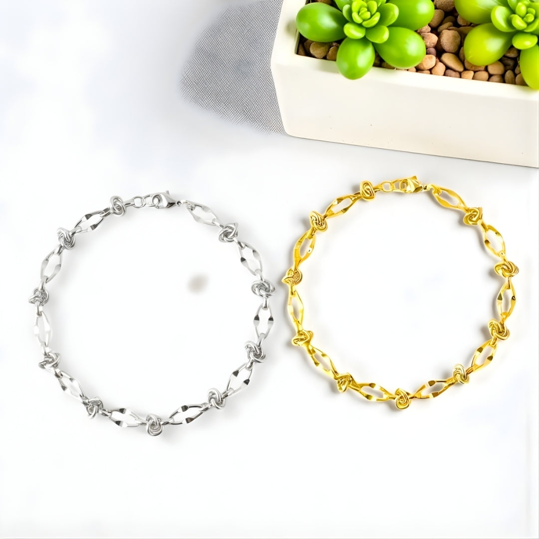 Bracelet homme à maillons look barbelés | Audacieux