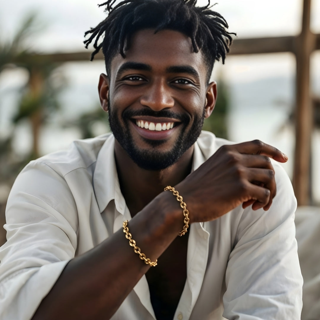 Bracelet Homme Maillon Cheval | Élégance Intemporelle