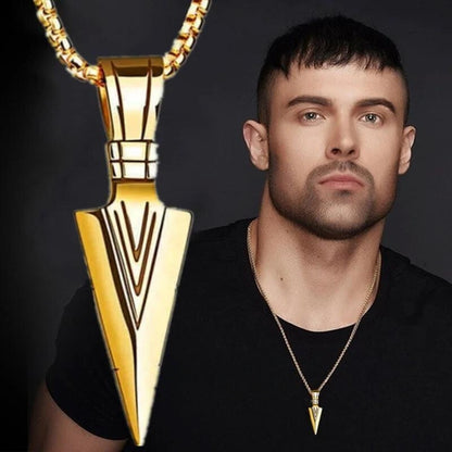 Collier homme- pendenif  FIRST ARROW™ | Collier bout de flèche ancestral