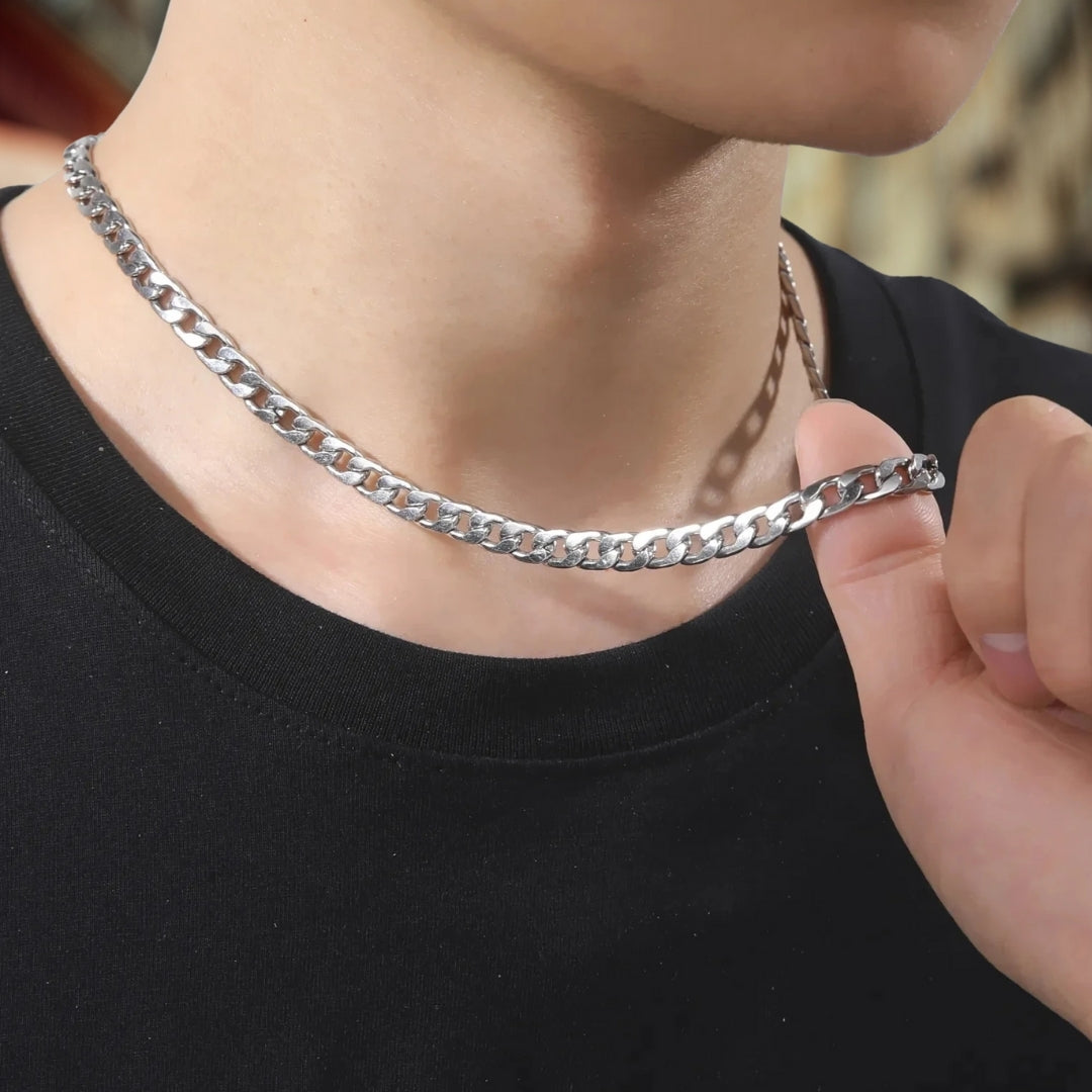 Chaine homme, collier Cubain | Robuste et stylé
