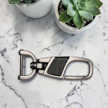Mousqueton Porte clé | petit mousqueton « Gunmetal Rotatif»