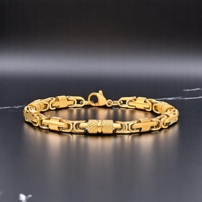 Bracelet homme-BYZANTIN HM™ : l'élégance historique à votre poignet