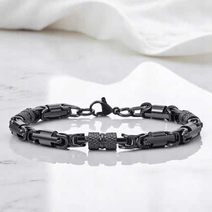 Bracelet homme-BYZANTIN HM™ : l'élégance historique à votre poignet