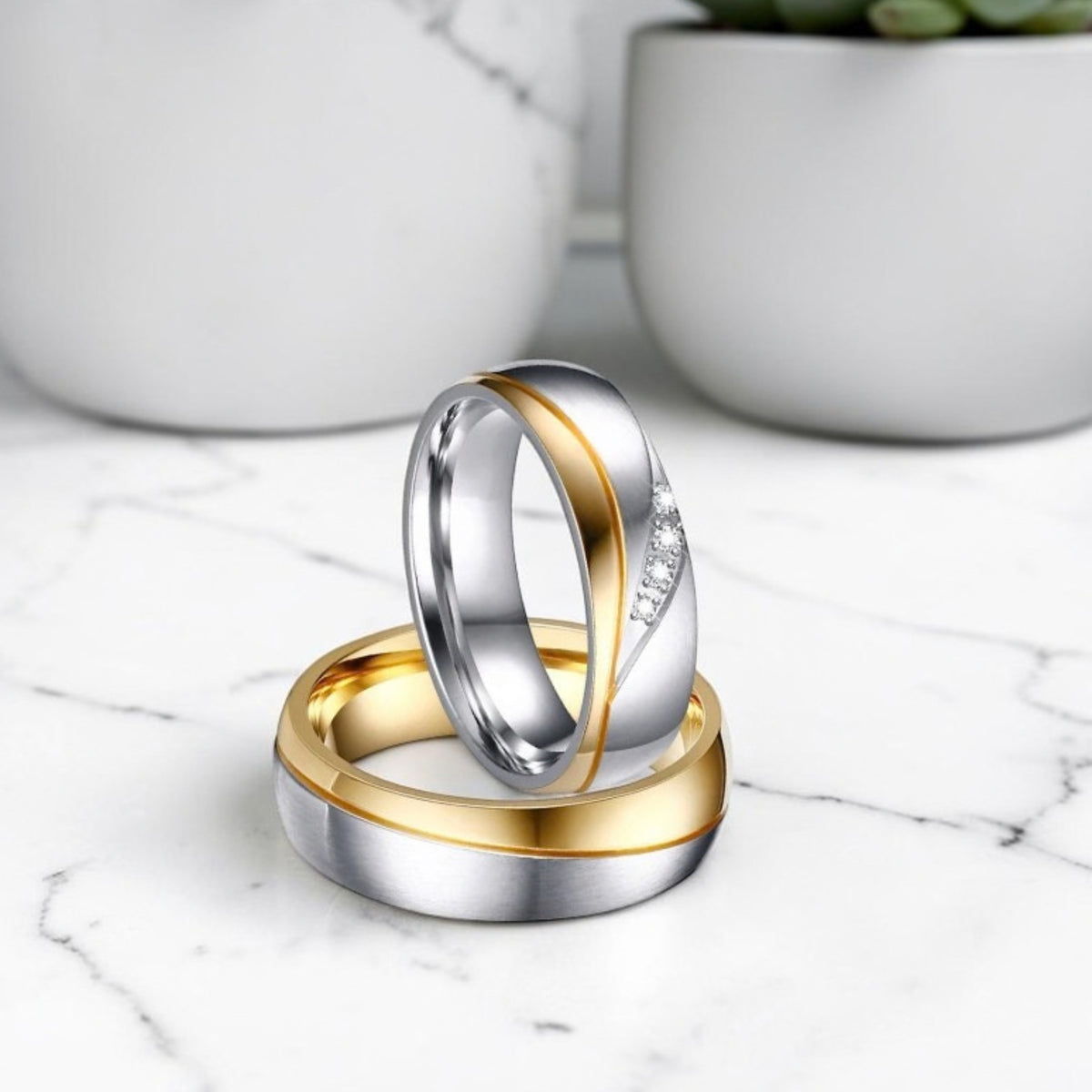Alliance couple | promesse pour couple "Harmonie Infinitum"