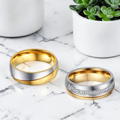 Bague couple | promesse d'amour "L'Union Parfaite"