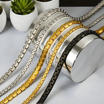 Chaîne homme Vénitienne Carrée (Box Chain)| Intemporelle