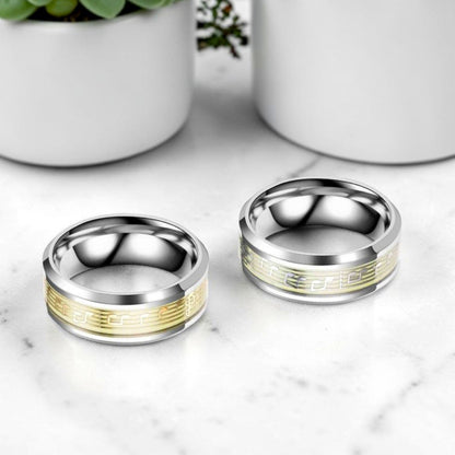 Bague personnalisé  |motifs de musique « Harmonie Nocturne »