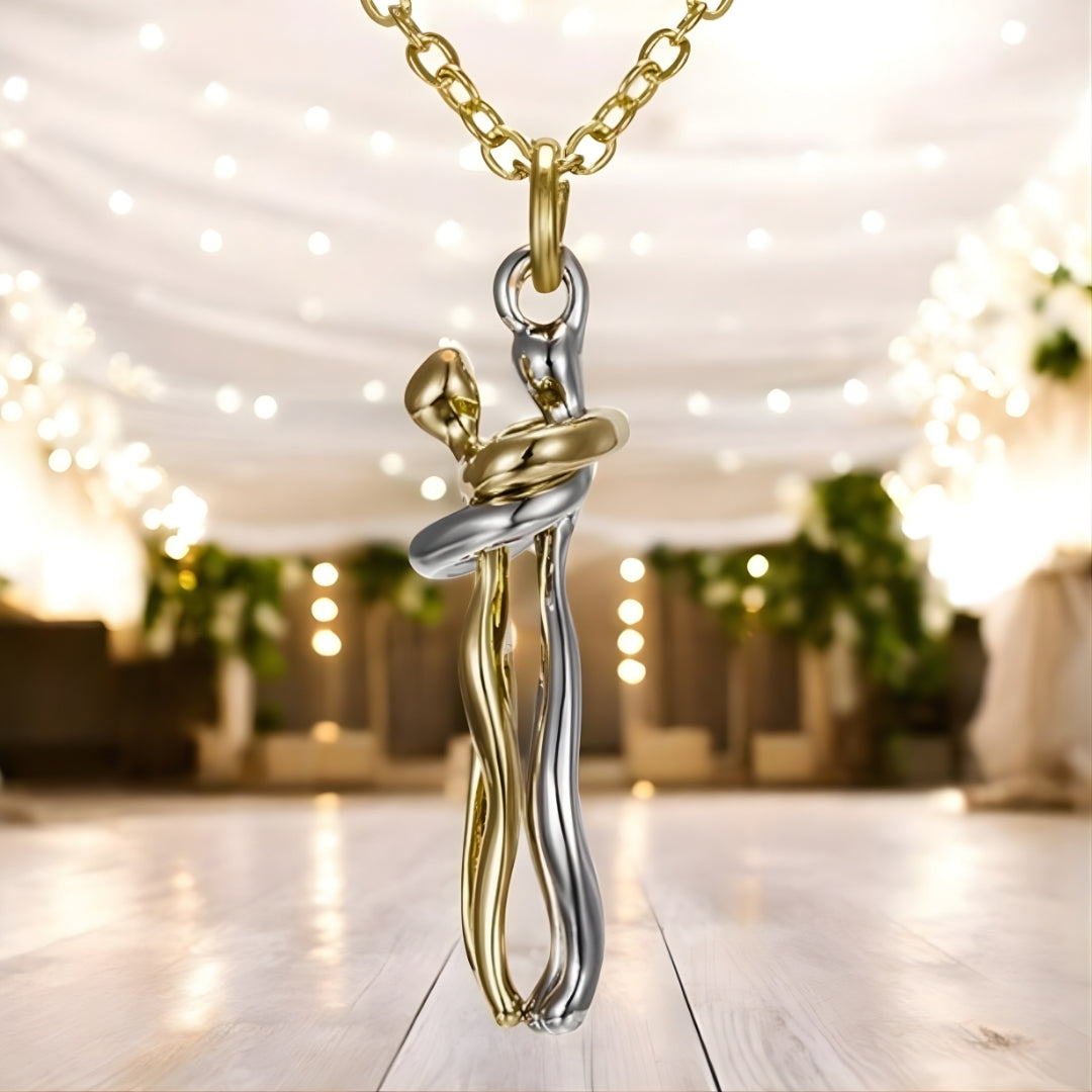 Collier homme, collier femme, pendentif COUPLE AMOUREUX | l'amour à porter