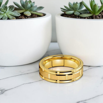 Bague homme "Barycentre" |  Architectural