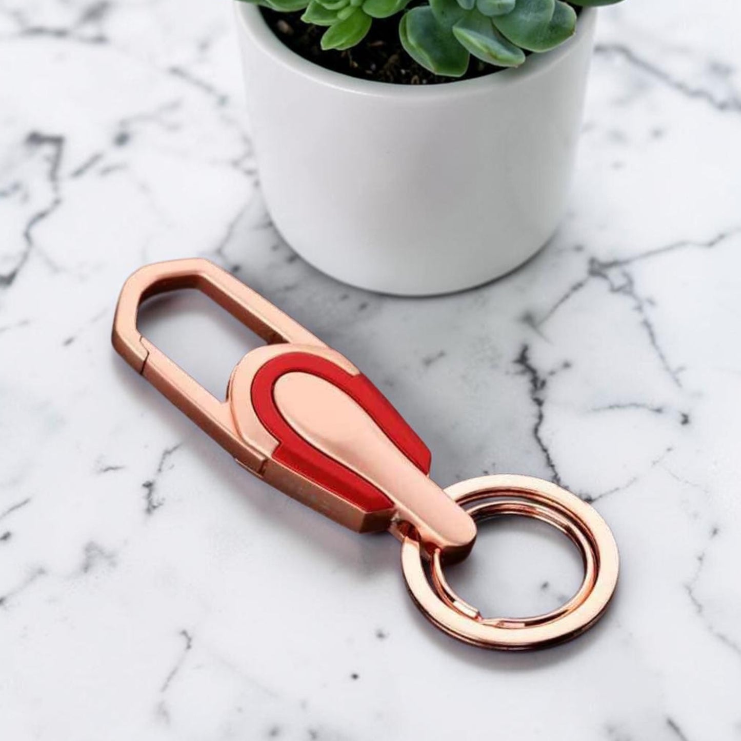 Porte clés HOMME | Mousqueton Design "Titan Grip"