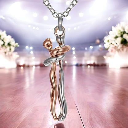 Collier homme, collier femme, pendentif COUPLE AMOUREUX | l'amour à porter