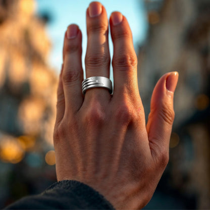 Bague couple | fiançailles ou promesse d amour « Étoiles Filantes »