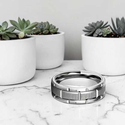 Bague homme "Barycentre" |  Architectural