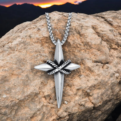 Collier homme- pendentif STAR IV™ : Un symbole puissant pour votre vie quotidienne