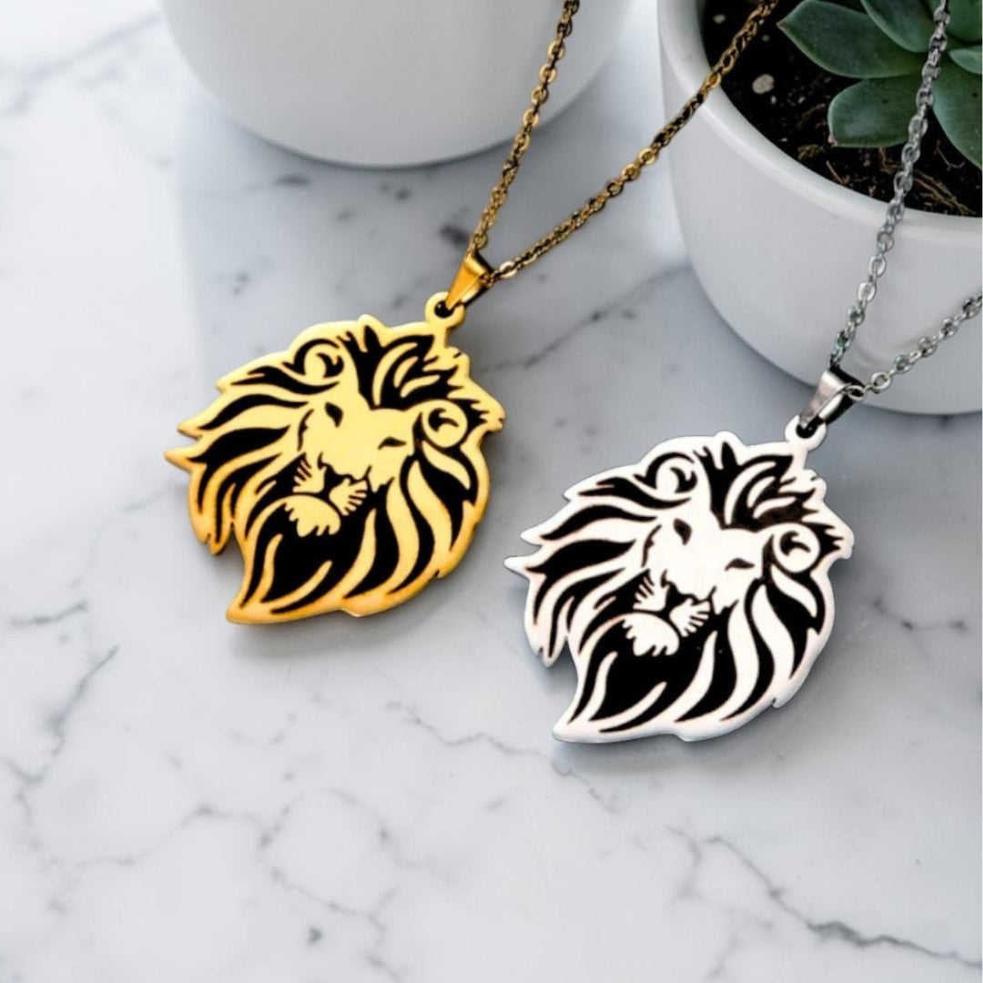Collier homme, pendentif « L'Alpha™ » | Lion Stylisé