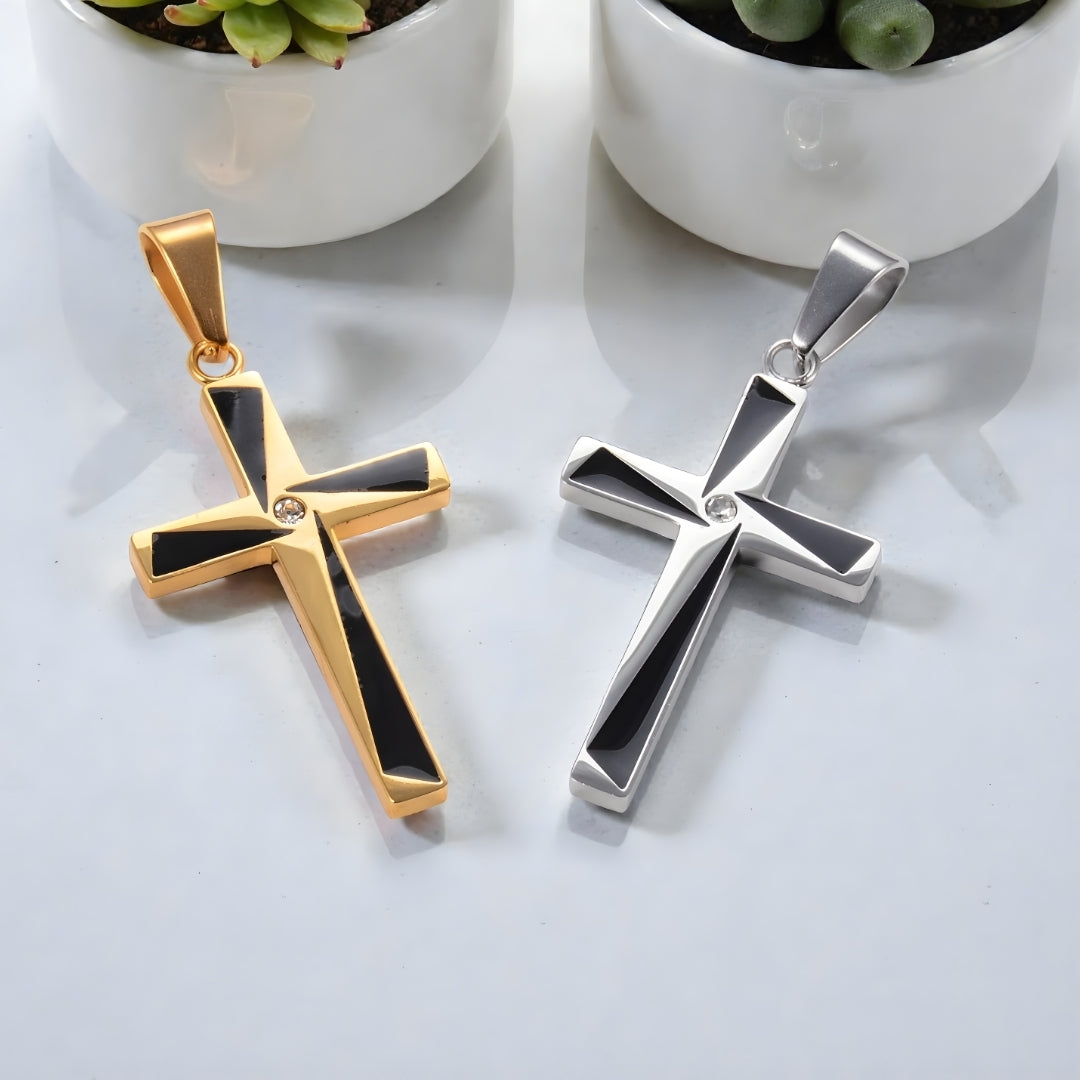 Collier homme, pendentif croix "X-Factor"| Avant-Gardiste